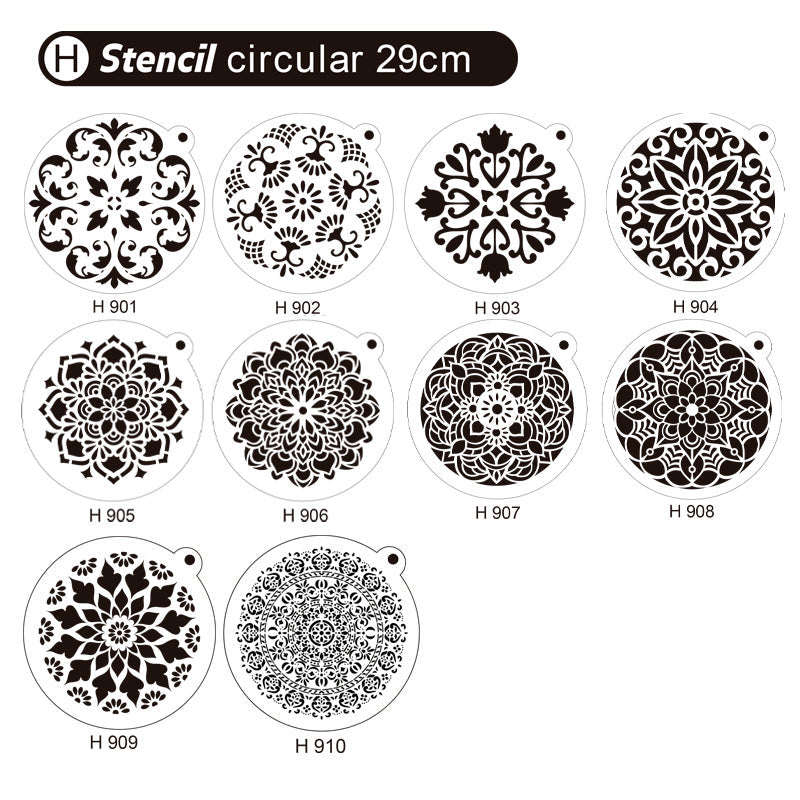 Stencil H Circular 29cm