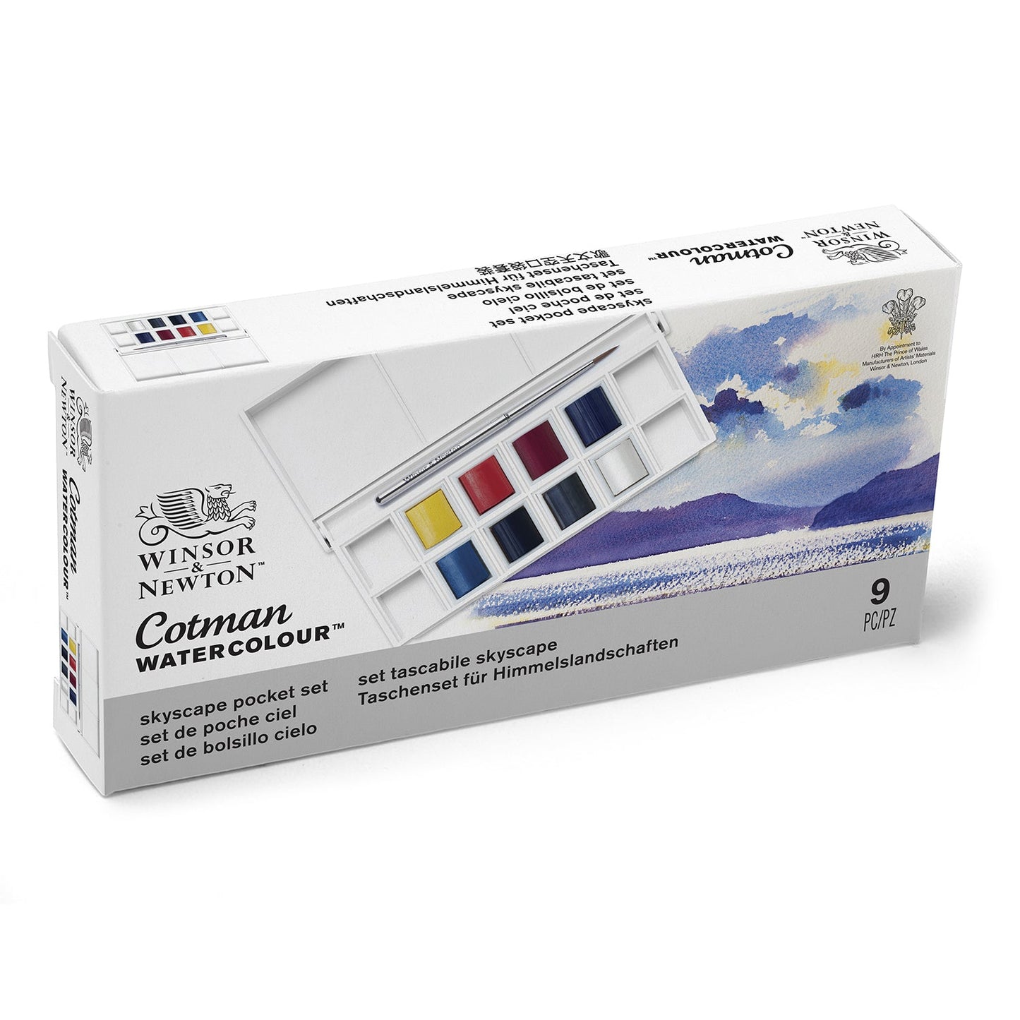 Acuarela Cotman Winsor Pasta Cielo x8