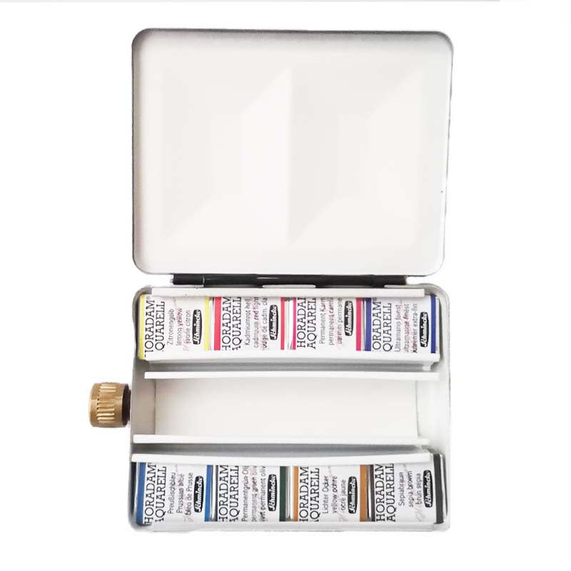 Acuarela Horadam Schmincke set x8 con watertank Ref. 74408