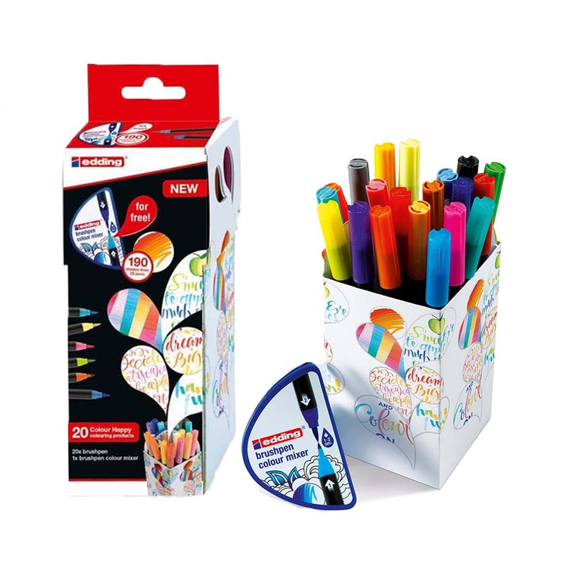 Colour Happy Box Edding 1340 set x20