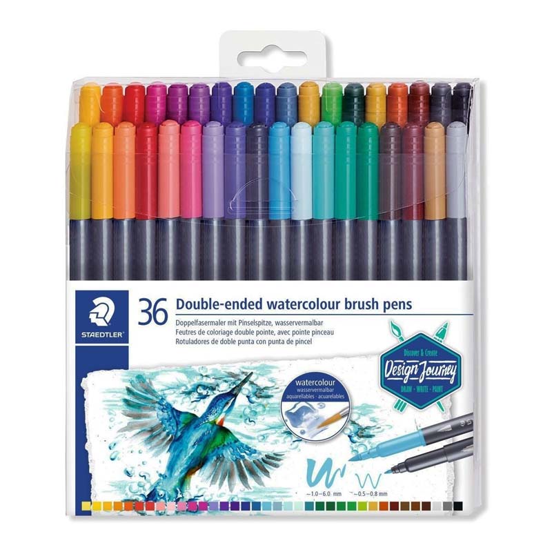 Double-ended Lettering Pens Staedtler set x36