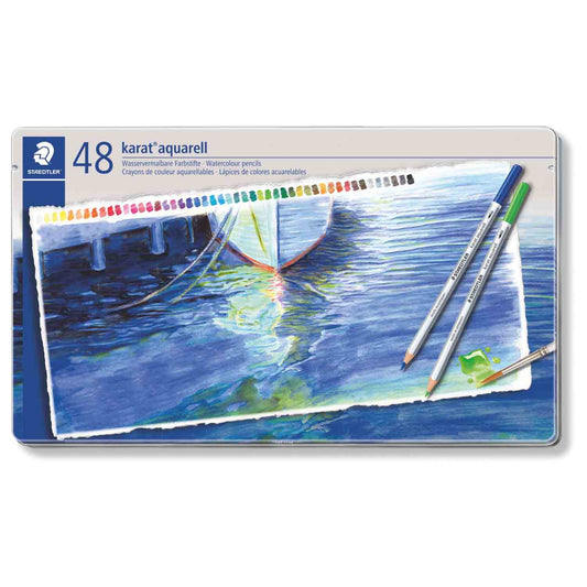 Lápices Acuarelables Karat Staedtler set x48