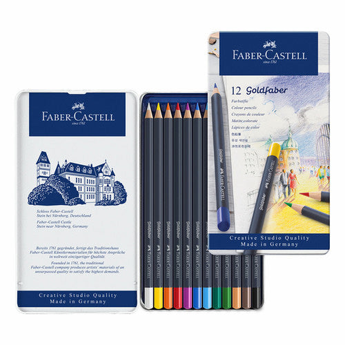 Lápieces de Colores Gold Faber Permanente set x12