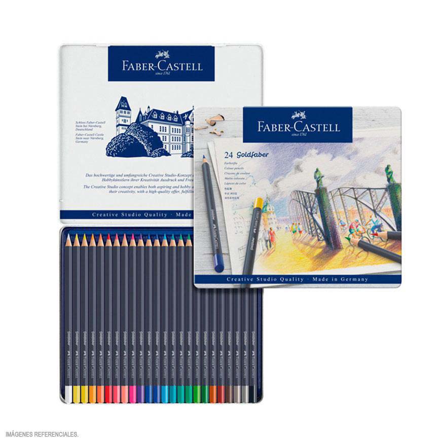 Lápieces de Colores Gold Faber Permanente set x24