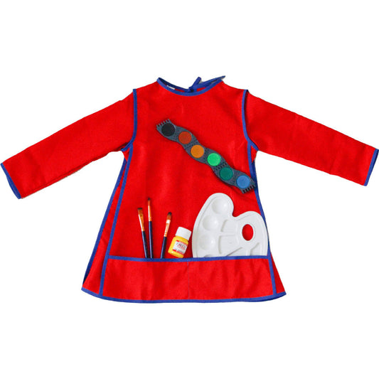 Delantal para Niños con Manga Talla 4