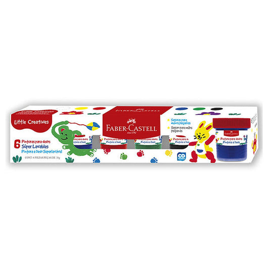 Pintura de Dedo Faber Castell Set x6