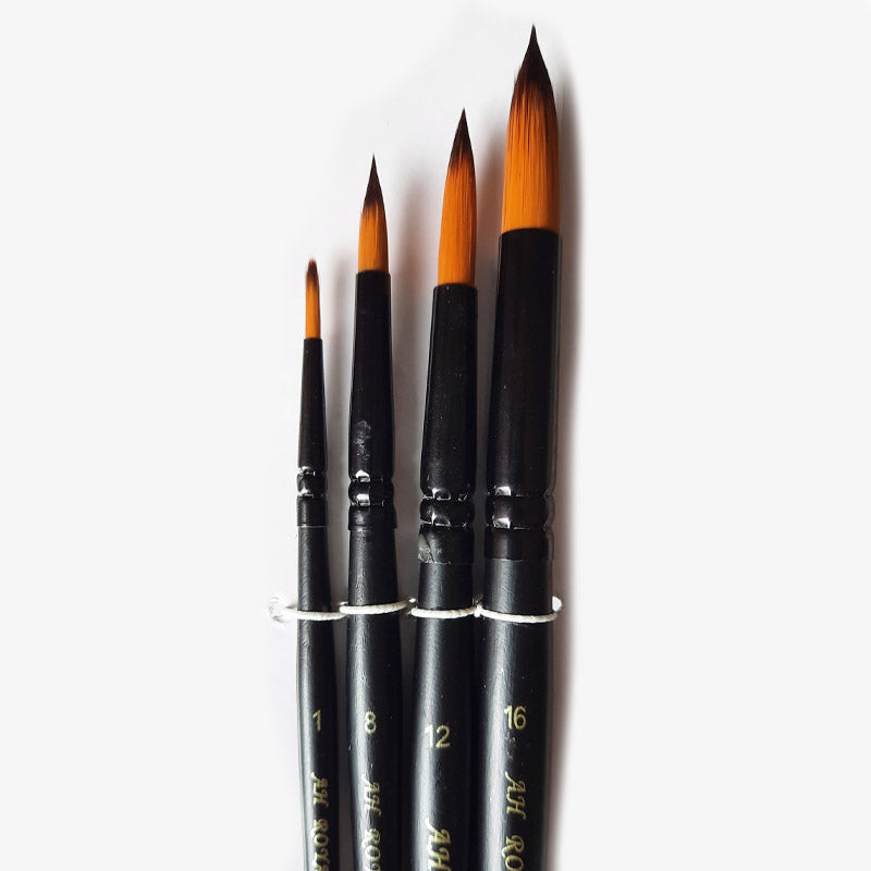 Pincel Ah Royal Redondos Set x4 Ref. 90360-1063