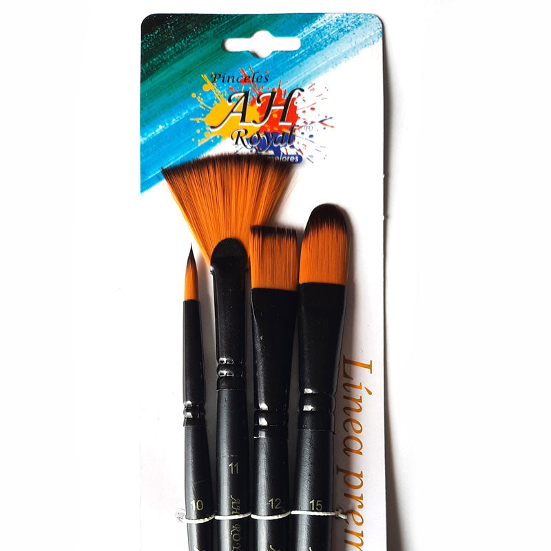 Pincel Ah Royal Setx4 Variados Ref. 90356