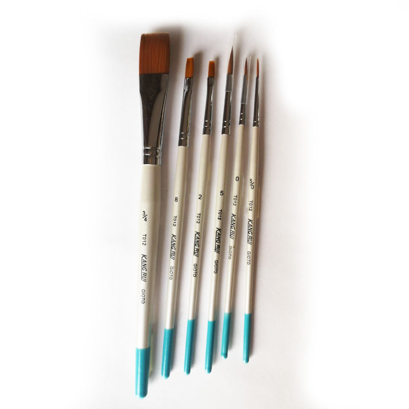Pincel Gioto Kangrui Set x6 Variado Ref. T012