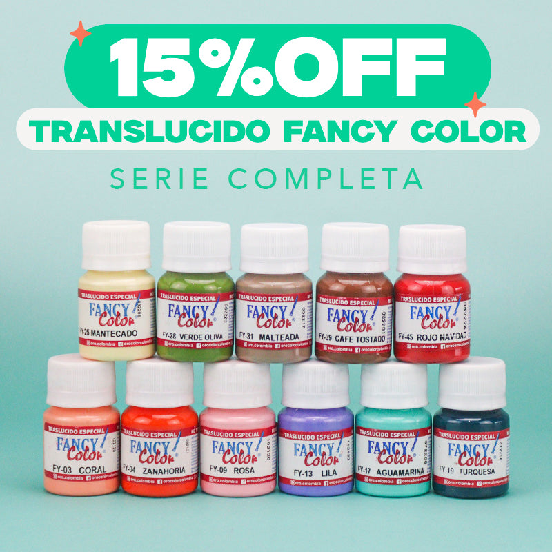 Serie Completa Pintura Fancy Color Orocolor 30ml