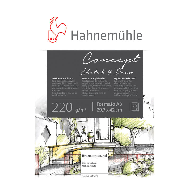 Sketchbook Concept Hahnemuhle A3 220gr REF.19628879