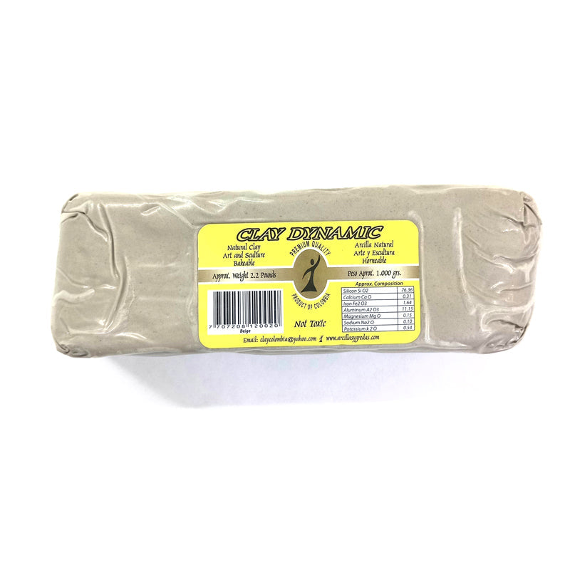 Arcilla Natural Clay Dynamic Beige 1000gr