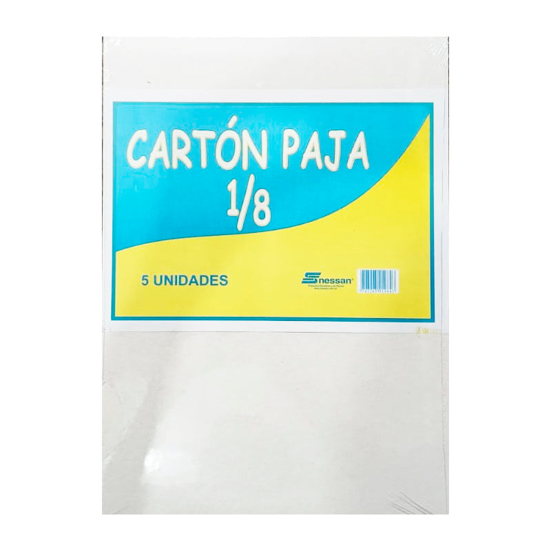 Cartón Paja 1/8 x5