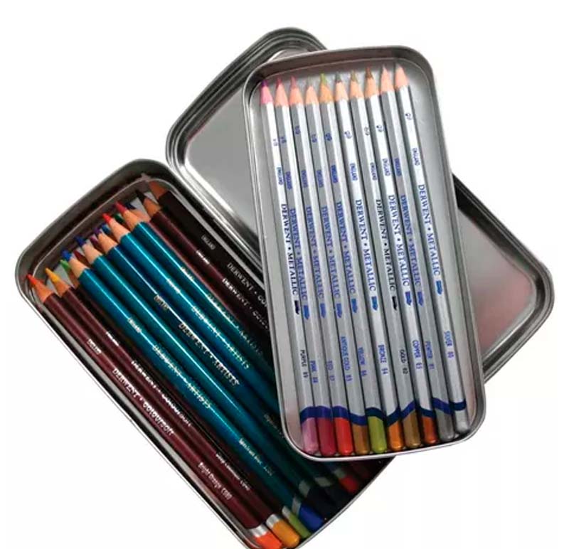 Estuche/Cartuchera Metálica Derwent 20pzas Rf.2300582