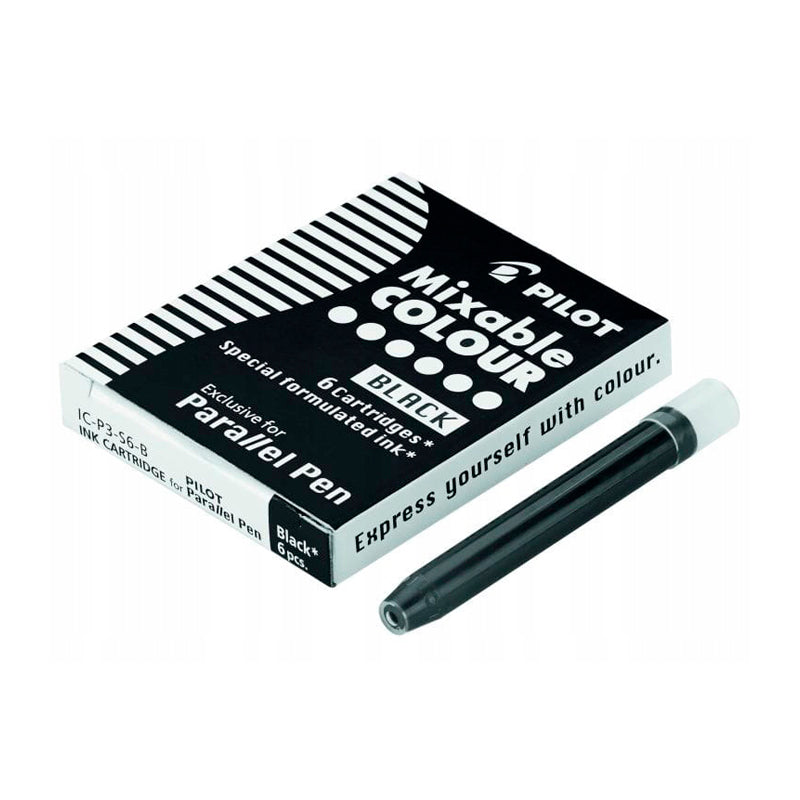 Cartucho Parallel Pen Pilot Negro x6