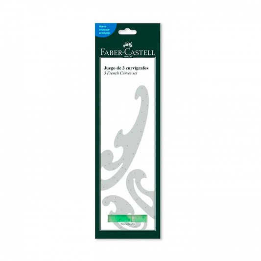 Juego de Curvigrafo Faber Castell Set x3
