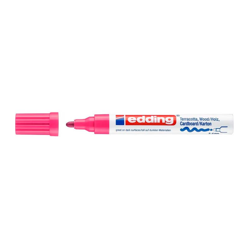 Marcador Edding 4000 Rosa
