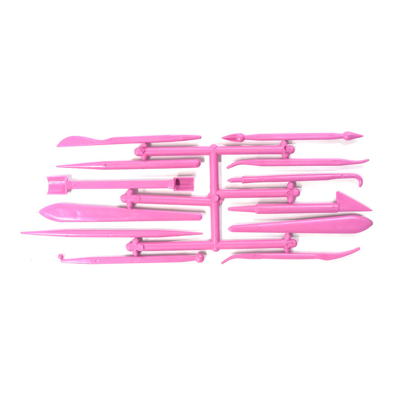 Set de Herramientas Plásticas para Modelado x12 Ref.77066