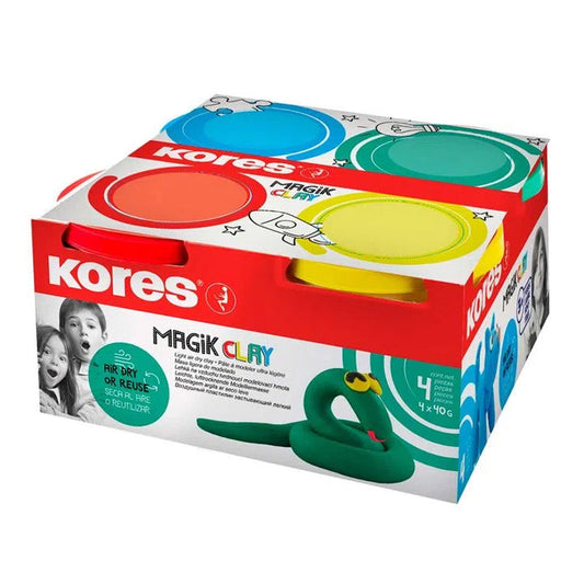 Magik Clay Colores Básicos Kores Set x 4