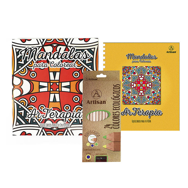 Kit Mandala Artisan 1 Lápices de Colores