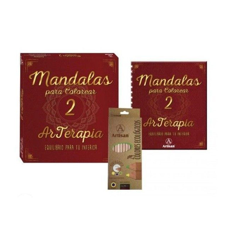 Kit Mandala Artisan 2 Lápices de Colores
