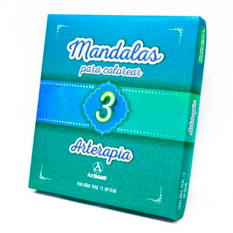 Kit Mandala Artisan 3 Lápices de Colores