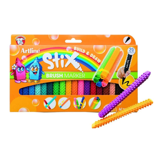 Brush Marker Stix Artline set x20