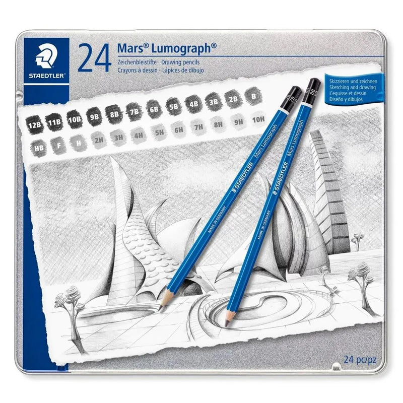 Mars Lumograph Staedtler set x24