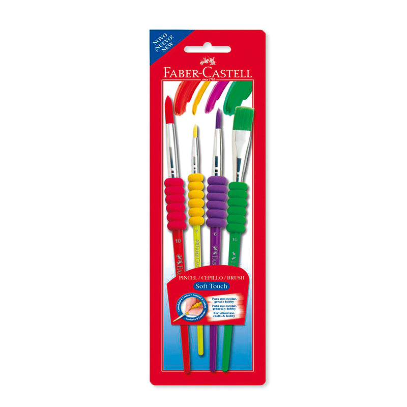 Pinceles Faber set x4 Ref.181600