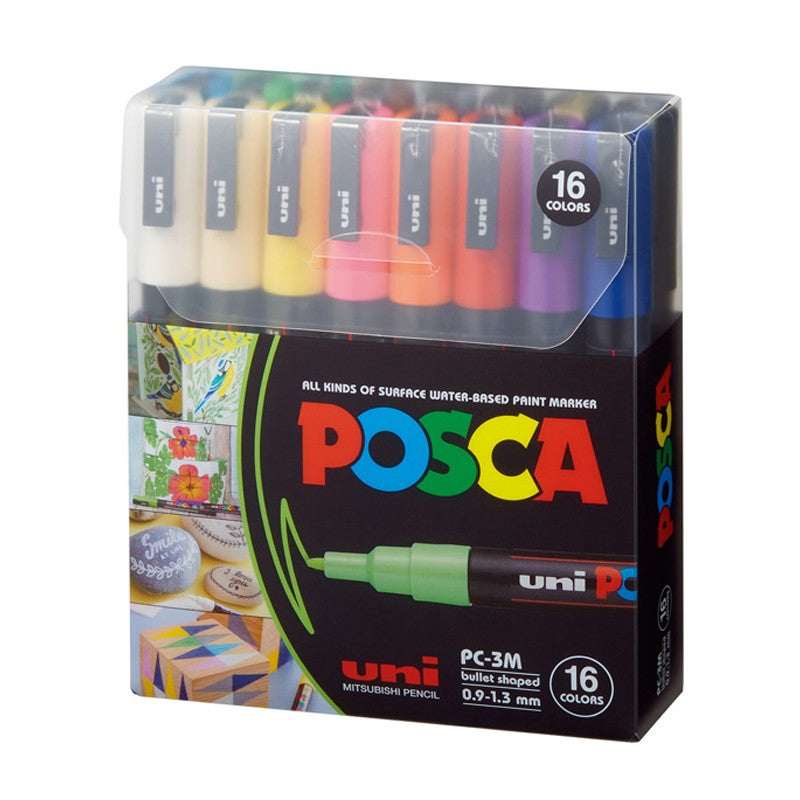 Marcador Posca 0.9-1.3MM set x16