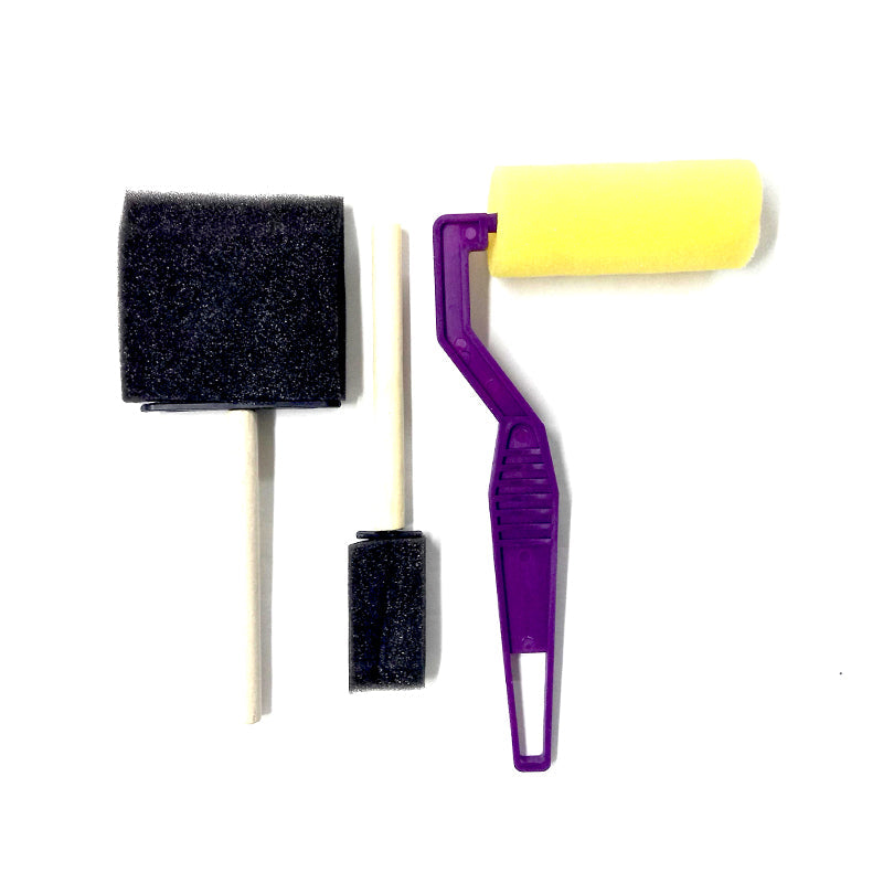 Set Rodillo y Espátula en Espuma x3 Ref.30053