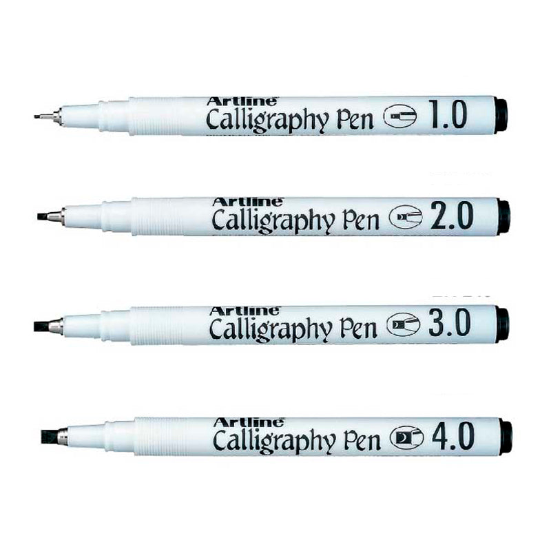 Set Calligrafia Artline x4 Negro