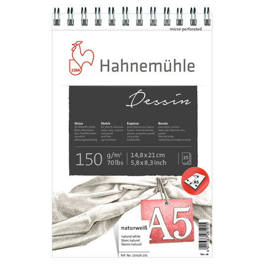 Sketchbook Dessin Hahnemuhle A5 150gr REF.10628191