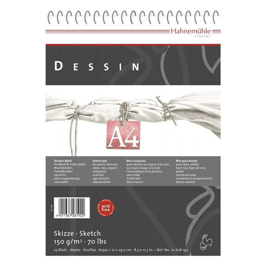 Sketchbooh Dessin Hahnemuhle A4 150gr REF.10628192