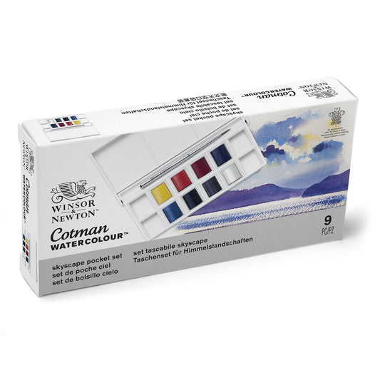 Acuarela Cotman Winsor Pasta Cielo x8