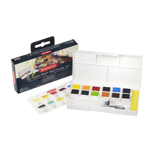 Acuarela Inktense Paint Derwent set x12 Ref. 2302636
