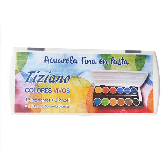Acuarela Tiziano Pasta set x12