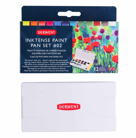 Acuarela Inktense Paint Pan Derwent #2 setx12 Ref.2305789