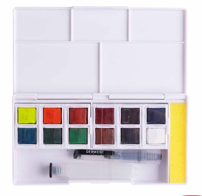 Acuarela Inktense Paint Pan Derwent #2 setx12 Ref.2305789
