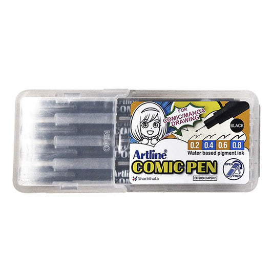 Comic Pen Artline Par set x4
