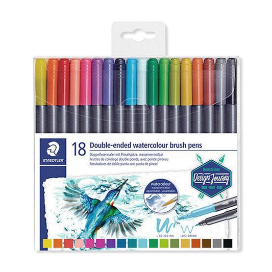 Double-ended Lettering Pens Staedtler set x18