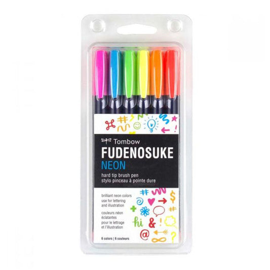 Fudenosuke NeónTombow set x6