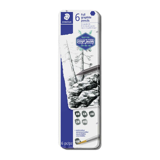 Full Graphite Pencils Staedtler set x6