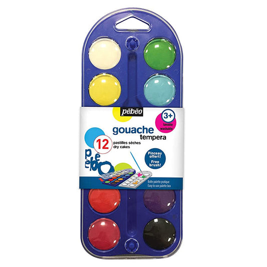 Gouache Pebeo Pastillas set x12
