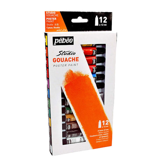 Gouache Studio Pebeo Tubo set x12