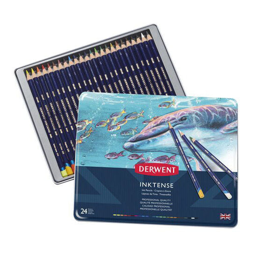 Lápices de Colores Inktense Derwent set x24 Ref.0700929