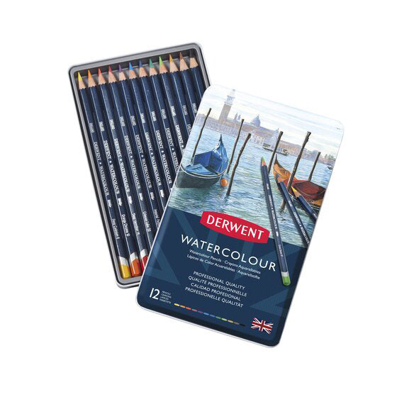 Lápices de Colores Watercolour Derwent set x12 Ref.32881