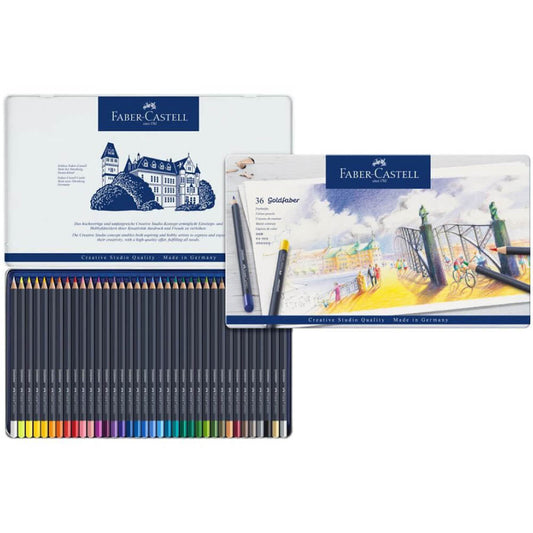 Lápices de Colores Gold Faber Permanente set x36