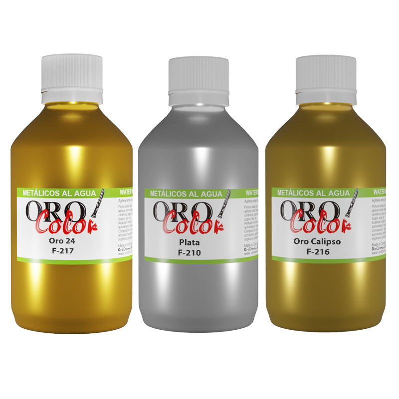 Metálicos al Agua Orocolor 250ml