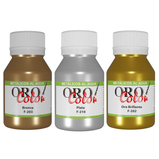Metálicos al Agua Orocolor 60ml